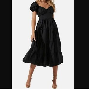 ASTR Cinched Bust Dress